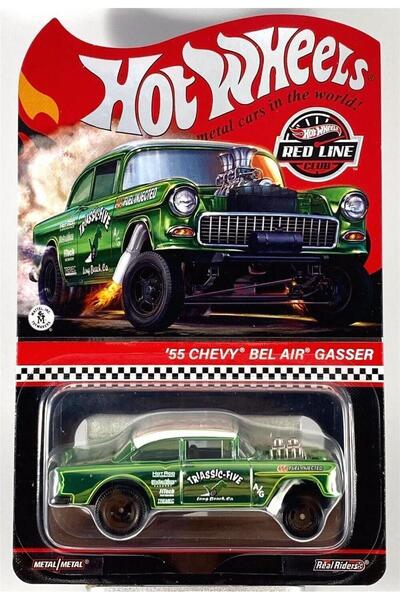 HOT WHEELS 2021 Red Line Club Rlc ‘55 Chevy Bel Air Gasser Green