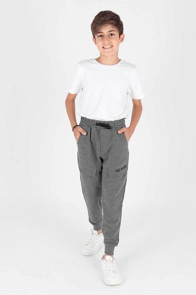 AHENGİM Boy's TrEndy No RulEs PrintEd SwEatPants - Elastic Skinny LEg Ak2009