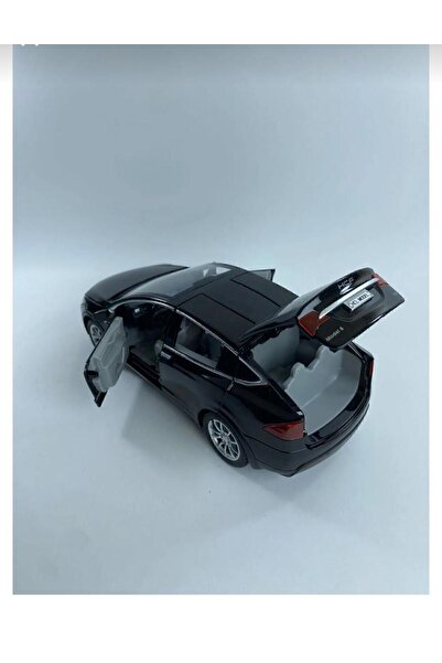 Hepsilazım Oyuncak Tesla Araba Die Cast Model Metal Koleksiyon 21 cm Araç Sesli Çek Bırak Demir Araba