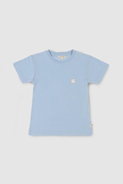 Little Gusto Bamboo Kids T-Shirt Blue