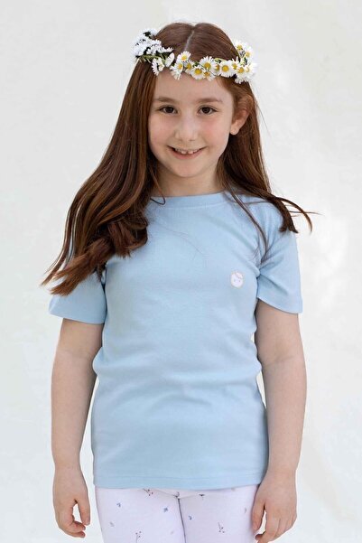 Little Gusto Bamboo Kids T-Shirt Blue