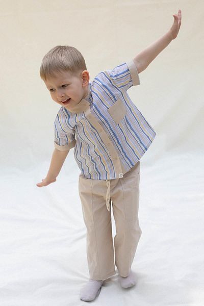 Little Gusto Children's Trousers Beige