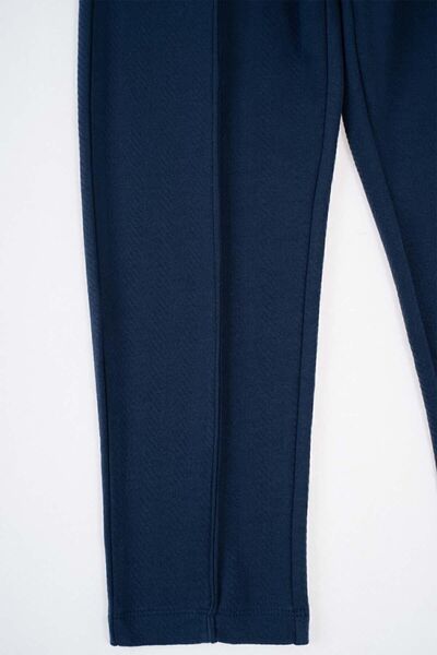 Little Gusto Cepli Pantolon Çocuk Lacivert Organik Pamuk