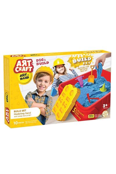 Doğan Oyuncak Dünyası Construction Set Kinetic Play Sand (750 Gr.) - Art Craft Kinetic Sand Set - Play Sand - Art Sand Sand