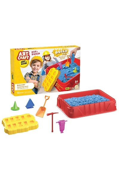 Doğan Oyuncak Dünyası Construction Set Kinetic Play Sand (750 Gr.) - Art Craft Kinetic Sand Set - Play Sand - Art Sand Sand