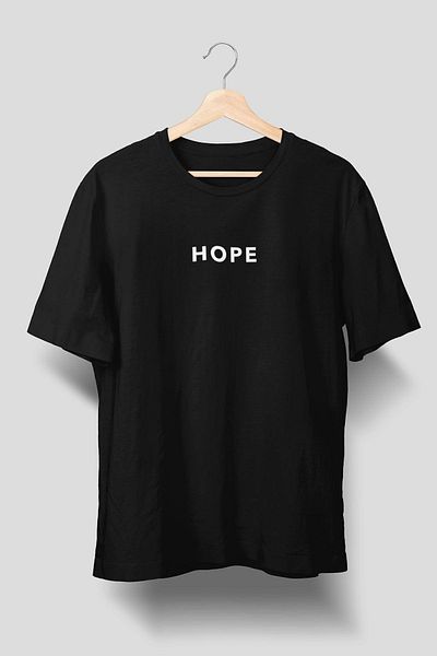 Pink Sky Hope Unisex T-Shirt με τυπωμένο κείμενο