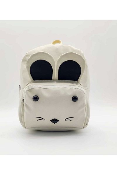 dinamik çocuk Unisex Children's Bag - with Cat and Figure, for Kindergarten Nursery