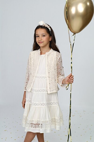 HC Kids Wear فستان صيفي عضوي للفتيات - 100% كتان، 100% كتان، هدية العيد