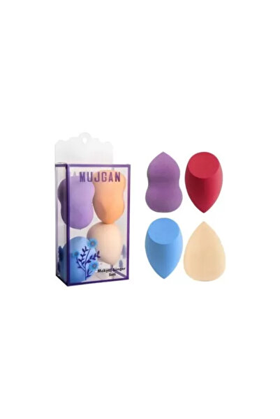 MUJGAN 4 Pieces Pear Sponge Set