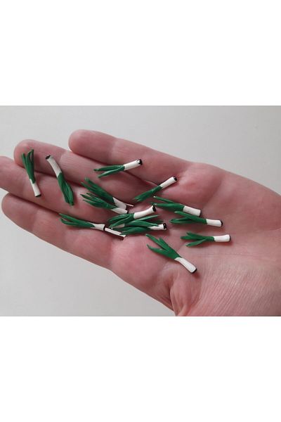 SYLVANIAN FAMILIES Handmade Fimo Miniatur Green Onion 1 Piece Price