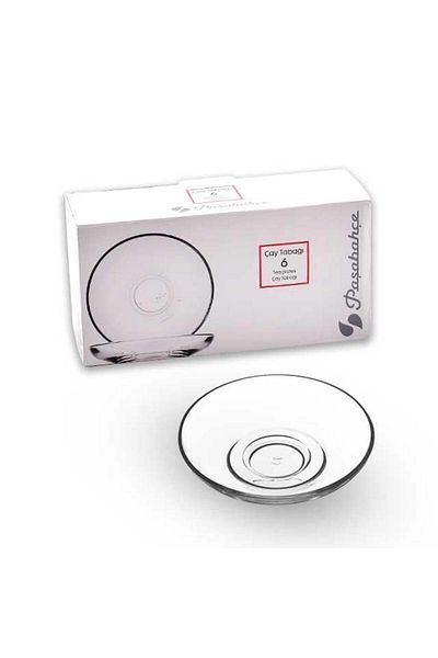 Paşabahçe 54251 Ajda Tea Plate Set of 6