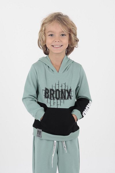 AHENGİM Boy's Bronx Printed Trend Σετ φόρμας Ak2235