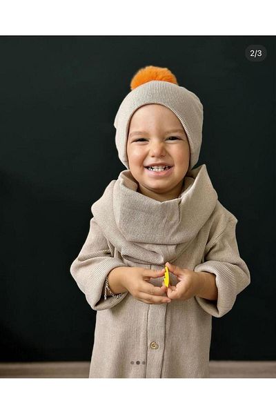 bohemiankids baby wear Унисекс детски гащеризон от 3 части, шапка, нашийник и гащеризон