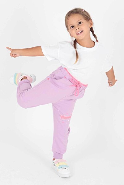 AHENGİM Woows Bedruckte, trendige Jogginghose für Mädchen - AK 622459
