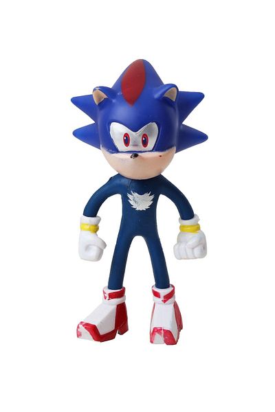 e-life Sonic Boom Werehog Doctor Eggman Miles Tails Sonic Hedgehog Knuckles 5-Piece Character Figure Toy Set