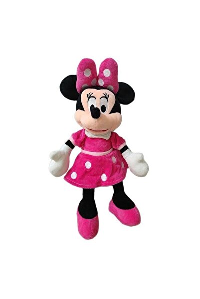 e-life shop Miki Fare Mickey Mouse Minnie Mouse Figür Peluş Oyuncak Uyku & Oyun Arkadaşı Orta Boy 36 Cm.