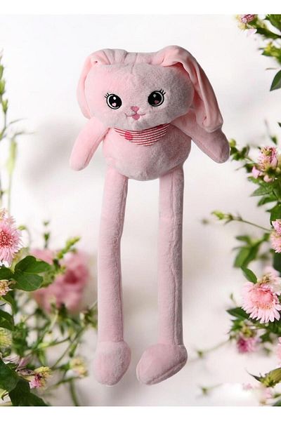 e-life shop 75 cm Cute Rabbit Plush Toy - Imported Fabric, Ear and Foot Detail, Space String