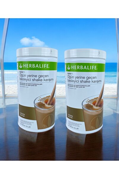 Herbalife Formül 1 Shake Karışım Seti 2 Adet Çikolata 550 gr