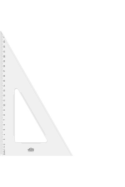HATAS Student Miter 60 grade plastic 26 cm (20 PCS) 0770