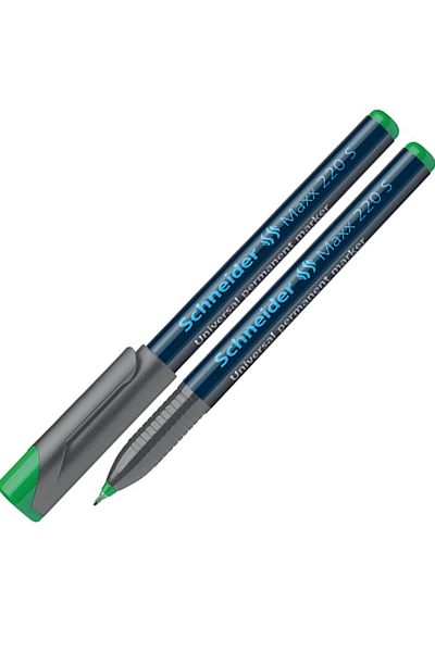 SCHNEIDER Acetate Pen Permanent 220 S Series 0.4 Mm Green112404