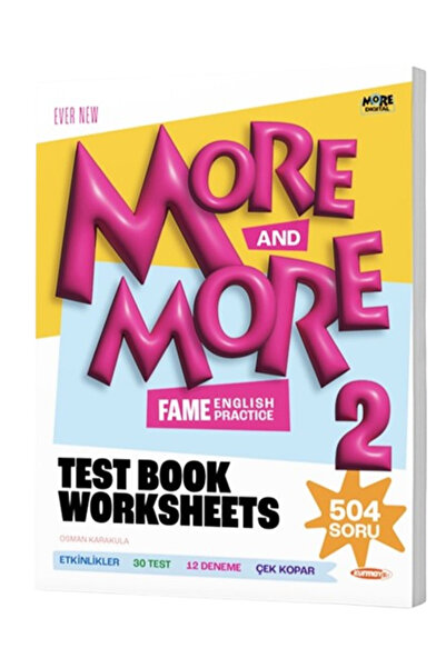 Kurmay Yayınevi More And More 2 Sınıf Fenomen Test Book