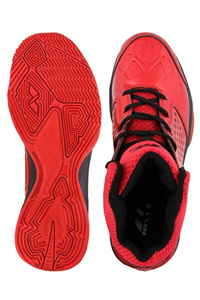 Nivia Warrior Men's PU Synthetic Leather Basketball Shoes | RED |  11UK ,12 US, 45 EU