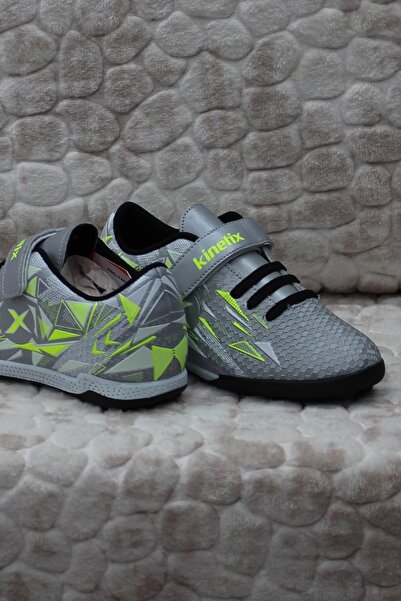 Kinetix Estes TF Gray Green Original Product Lawn Field Carpet Field Children's Football Shoes