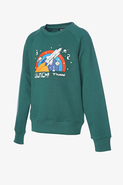 hummel Hmlcanute Çocuk Yeşil Sweatshirt 921913-9826