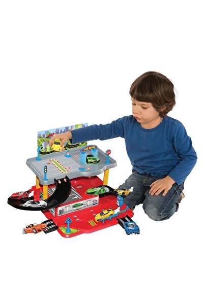 Doğan Oyuncak Dünyası 2 Story Garage Play Set - Parking Lot Set - Car Set - Hotwheels Set - Station