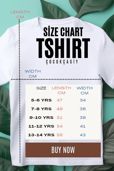 ÇocukçaGiy Astronaut Printed Children's T-shirt - 100% Cotton, Crew Neck, 1 Piece