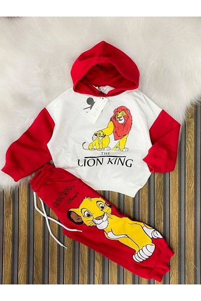 ÇocukçaGiy Boy's Tracksuit Set 2 Thread Cotton Oversize Wide Fit