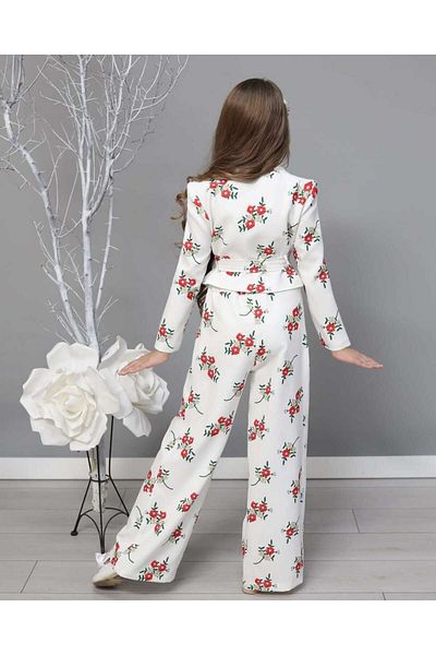 By Feyza Kids Collection Σετ μπουφάν για κορίτσια με φλοράλ σχέδιο