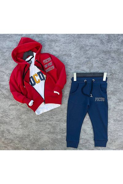 EFSACE Focus 3-piece Cardigan Set