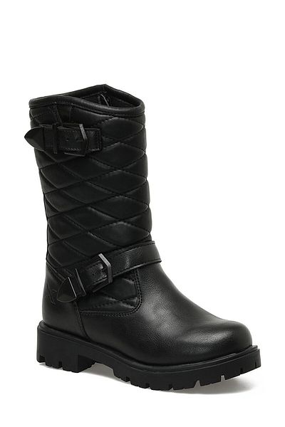 tepebaşı shoes Μαύρες κοριτσίστικες μπότες LETUNE