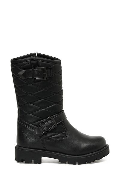 tepebaşı shoes Μαύρες κοριτσίστικες μπότες LETUNE