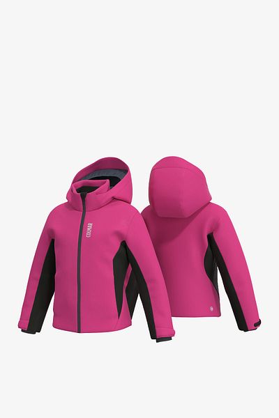 Colmar Sapporo-Rec 31381Vc-Fshblk Kids Pink Ski and Snowboard Coat