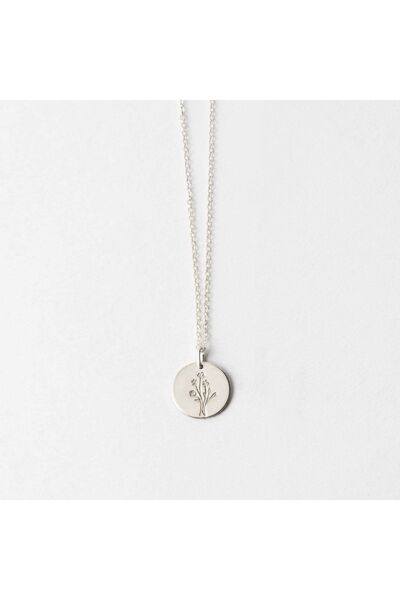 Gofinery Dağ Çiçeği Kolye - Wildflower Kolye - 925 Ayar Gümüş - Çiçek Kolye