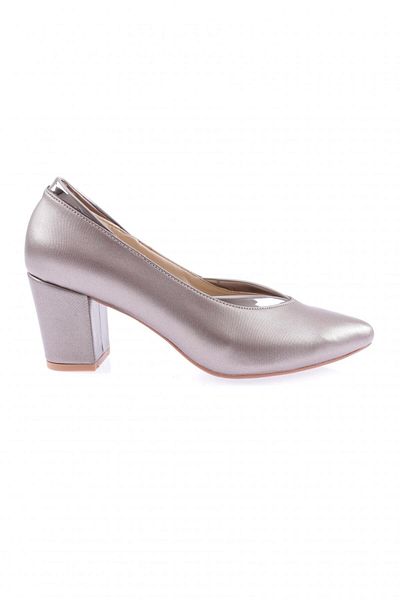 DGN Pantofi cu toc de damă cu vârf ascuțit tăiat în V Platinum Laser 7262328