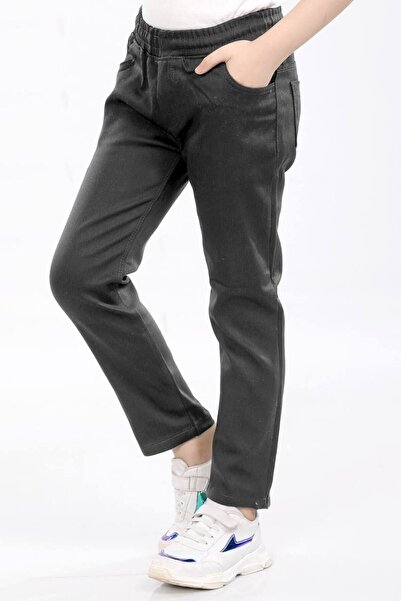 MORE KIDS Smoked Canvas School Pants - Elastic Waist