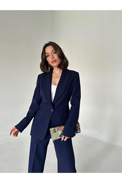 Vuntal BUTİK Single Button Blazer Jacket and Pants Suit