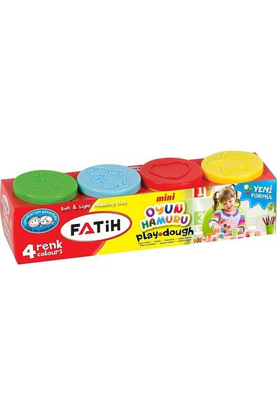Fatih 4 Colored Play Dough Mini