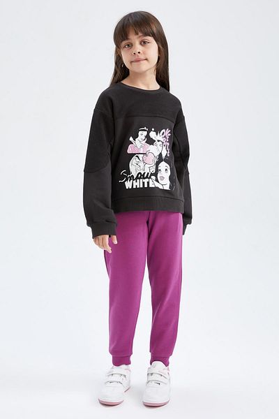 DeFacto Disney Princess Patterned Girl's Sweatshirt - Crew Neck Y4745A622Au