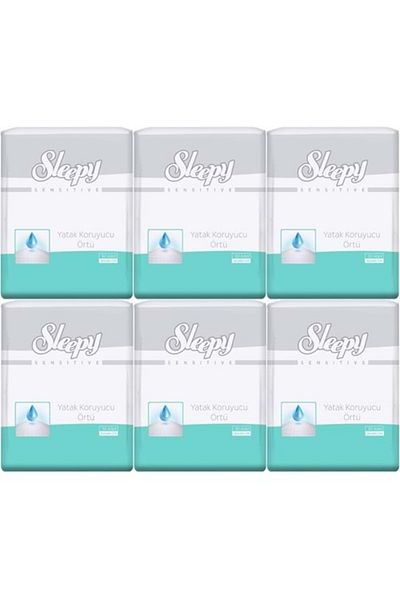 Sleepy 60*90 cm Patient Bed Protector - 180 Pieces, 6 Packs*30 Single