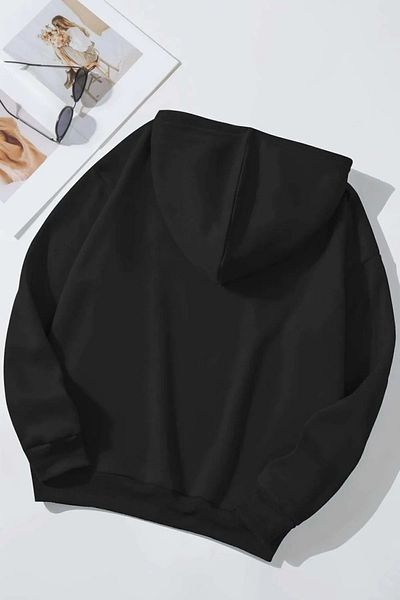 ciwi&life Πλεκτό φούτερ Unisex με θέμα Black Hearts - 2ip Raster