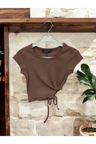 Zekids Devojka - Skraćeni kroj Bluza sa bočnim prozorom