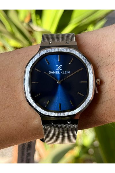 Daniel Klein Daniel Klein DK.FT.1.407 30 Mt Water Resistant Stylish Men's Wristwatch - Steel Cord