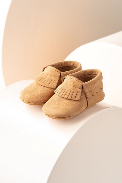 Banamio Maverick Genuine Leather Baby Shoes - Moccasin