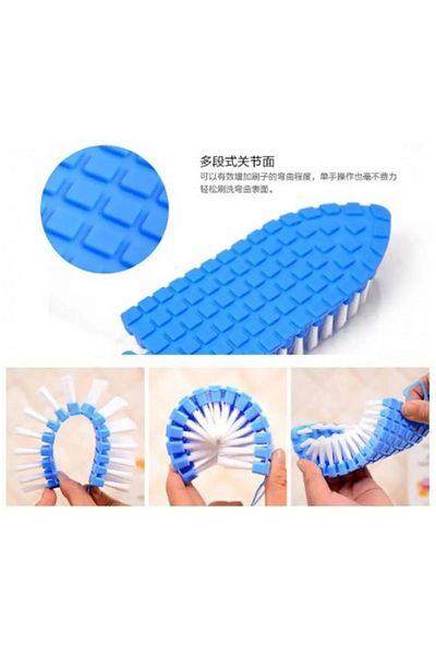 safestore 360 Degree Rotating Flexible Bendable Cleaning Brush - for Sink, Bathroom, Kitchen