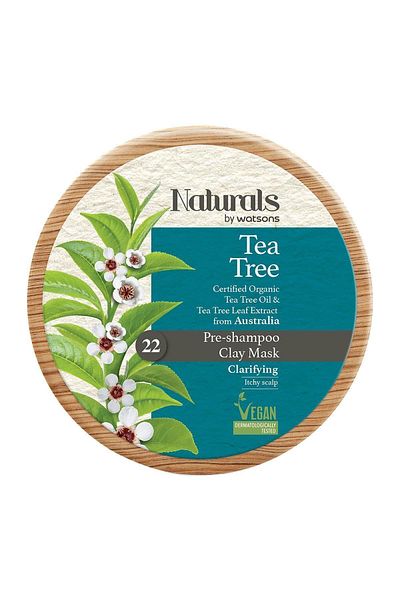Naturals By Watsons قناع الطين للشعر بخلاصة شجرة الشاي 150 جرام