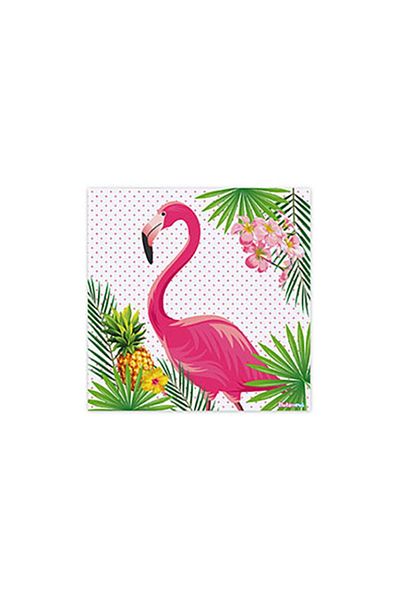 eğlencemarketi Χαρτοπετσέτα με θέμα Flamingo Party 20 τμχ